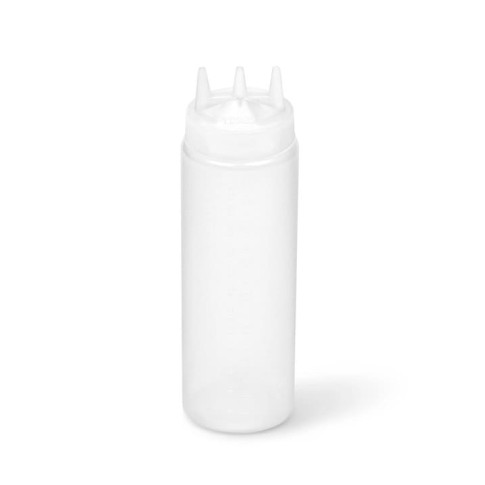 Spremiagrumi trasparente a 3 punta, plastica senza BPA  H260mm 630ml
