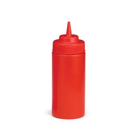 Spremiagrumi rosso morbido a 1 punta, plastica senza BPA  H195mm 350ml