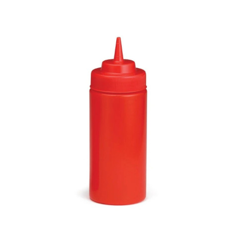 Spremiagrumi rosso morbido a 1 punta, plastica senza BPA  H195mm 350ml