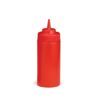 Spremiagrumi rosso morbido a 1 punta, plastica senza BPA  H185mm 230ml