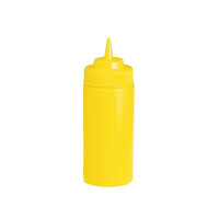 Spremiagrumi morbido giallo a 1 punta, plastica senza BPA  H185mm 230ml