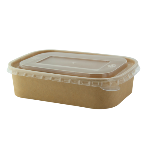 Vaschetta "Recaty" in cartone kraft rigido  170x120mm H45mm 500ml