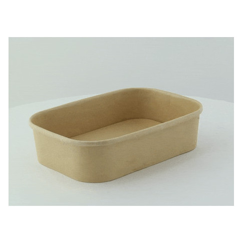 Vaschetta "Recaty" in cartone kraft rigido  170x120mm H45mm 500ml
