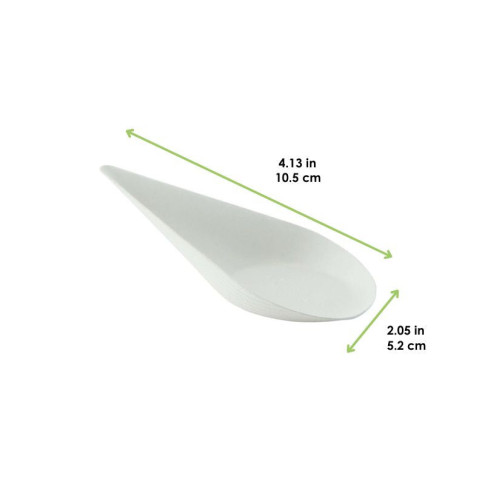 Fingerfood in polpa di canna da zucchero, a goccia  110x52mm H30mm