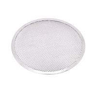 Griglia per pizza rotonda in alluminio con base forata  H4mm