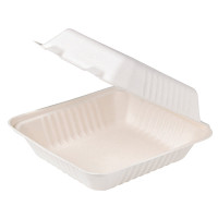 Conchiglia in polpa di canna da zucchero 232x157mm H80mm 830ml