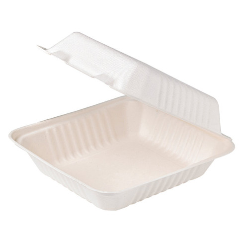 Conchiglia in polpa di canna da zucchero 232x157mm H80mm 830ml