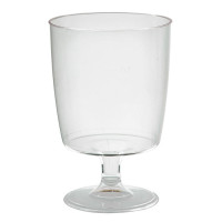 Bicchiere da vino in PS trasparente riutilizzabile  H100mm 150ml