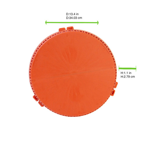 Scatola rotonda riutilizzabile per pizza  H28mm