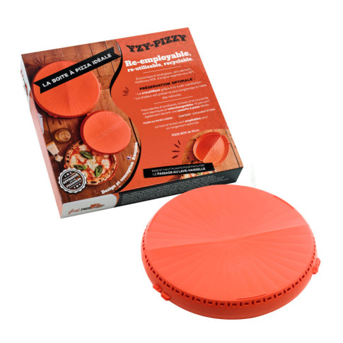 Scatola rotonda riutilizzabile per pizza  H28mm