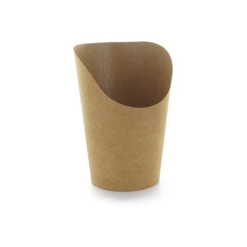 Bicchiere da snack in cartone bianco  H117mm 230ml