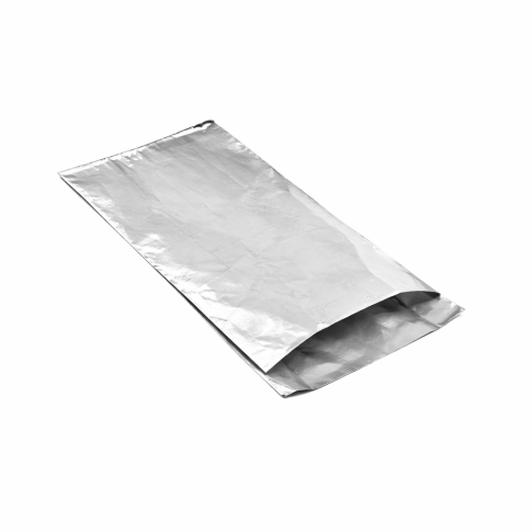 Sacchetto in alluminio, interno kraft scuro 90x300mm H40mm