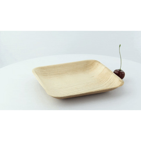 Piatto in palma  170x170mm H20mm