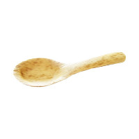 Cucchiaino "Zebra" in foglia di bambù 130