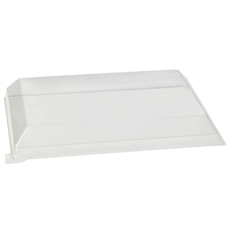 Vassoio "Klarity" in PS verde trasparente 380x274mm H18mm