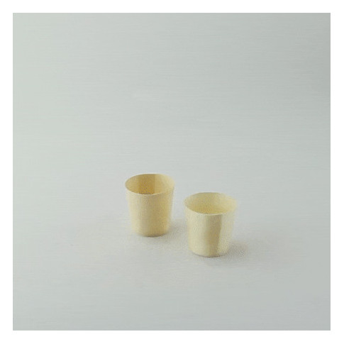 Bicchierino in legno  H45mm