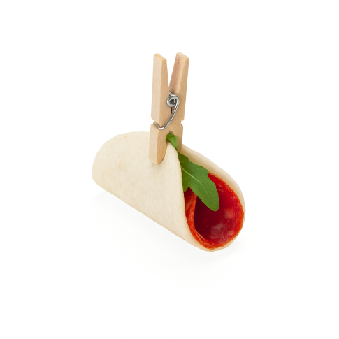 Mini mollette per bucato in legno  H25mm