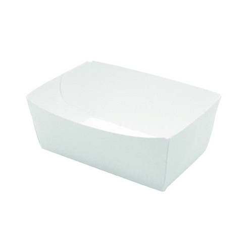 Vaschetta in cartone bianco 120x70mm H43mm 510ml