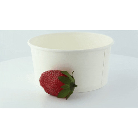 Insalatiera "Buckaty" multiuso, tonda in cartone bianco   H75mm 900ml
