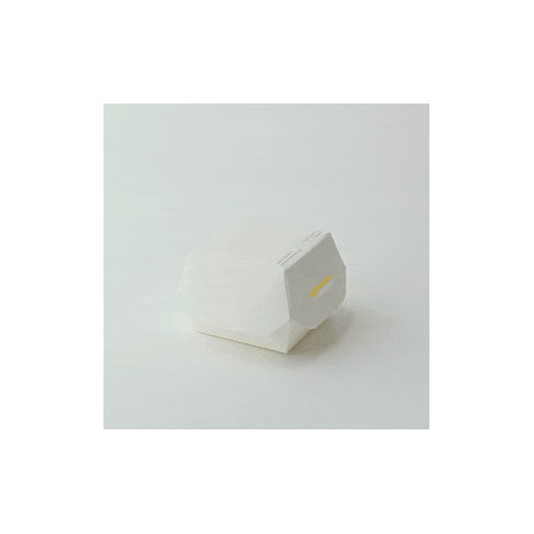 Mini scatola in cartone bianco per hamburger   70x70mm H50mm