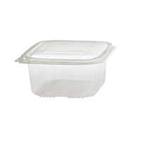 Barchetta in PP con coperchio a cerniera 121x100mm H34mm 375ml