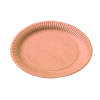 Piatto in cartone kraft  H15mm