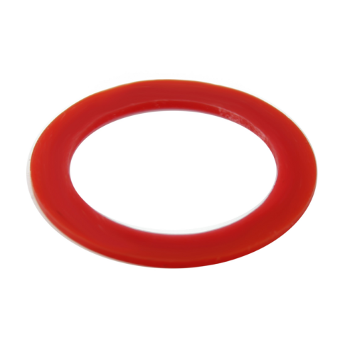 Mini barattolo in vetro con guarnizione rossa  H63,5mm 45ml