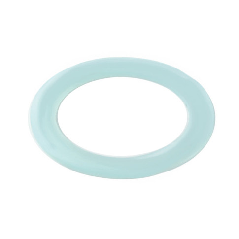 Mini barattolo in vetro con guarnizione celeste  H85mm 65ml