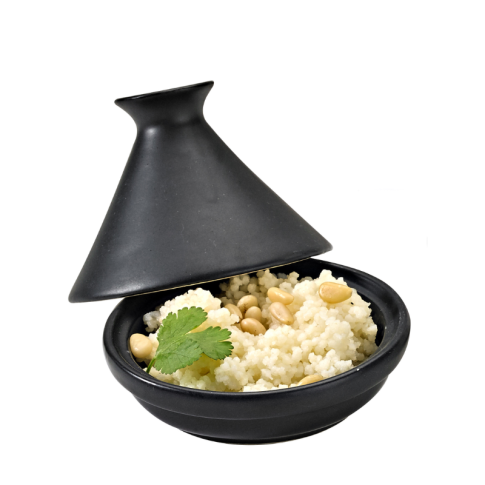 Mini tajine in porcellana nera  H80mm