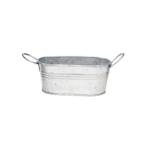 Cestello in metallo con manici 120x70mm H55mm 220ml