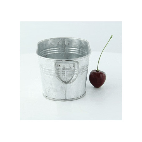 Cestello in metallo con manici 120x70mm H55mm 220ml