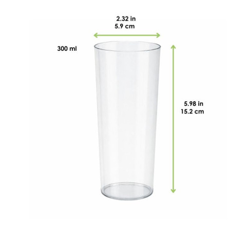 Bicchiere da longdrink in PP  H152mm 300ml