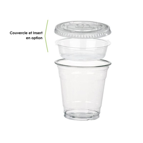 Bicchiere in PET trasparente  H90mm 330ml
