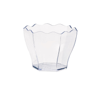 Bicchierino fingerfood "Deva" in PS trasparente 60x55mm H47mm 60ml