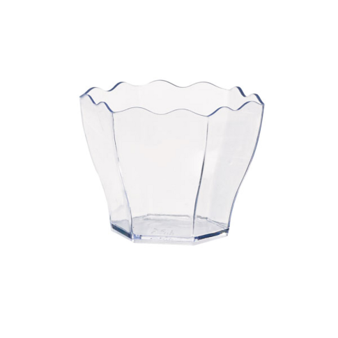 Bicchierino fingerfood "Deva" in PS trasparente 60x55mm H47mm 60ml