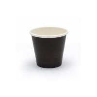 Contenitore in cartone nero per alimenti caldi e freddi  H40mm 45ml