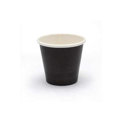 Contenitore in cartone nero per alimenti caldi e freddi  H40mm 45ml