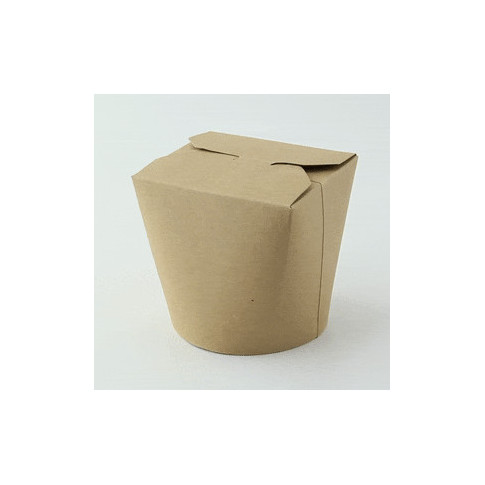Contenitore tondo kraft stile orientale, chiusura a incastro 85x98mm H95mm 750ml