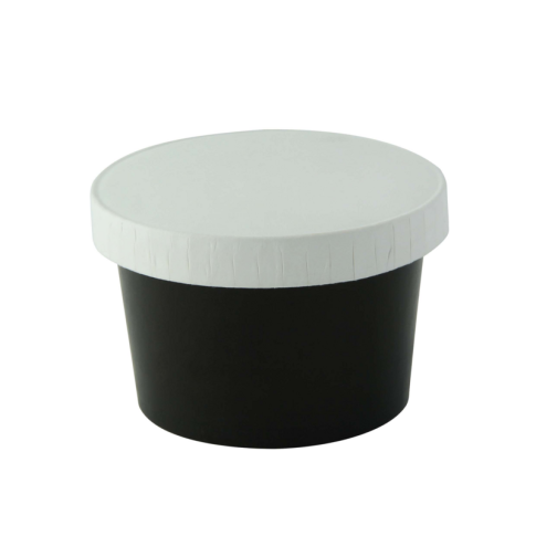 Coperchio in cartone bianco, alimenti caldi e freddi  H8mm