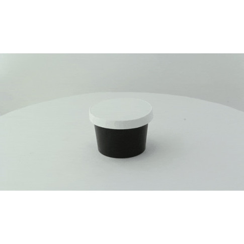 Coperchio in cartone bianco, alimenti caldi e freddi  H8mm