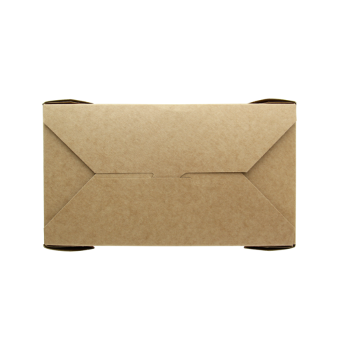Lunchbox in cartone kraft con chiusura a incastro 185x102mm H59mm 1000ml