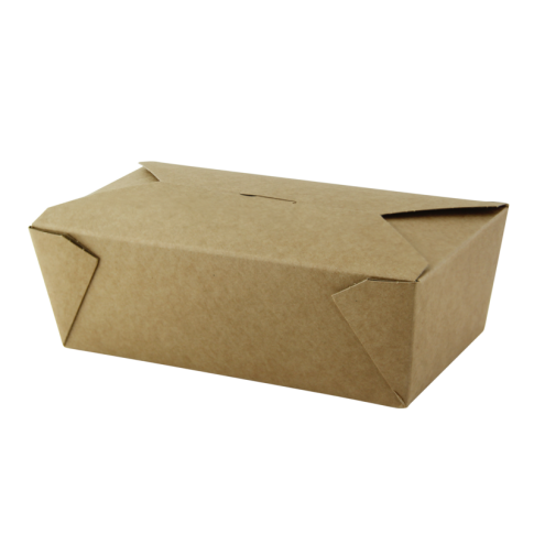 Lunchbox in cartone kraft con chiusura a incastro 185x102mm H59mm 1000ml
