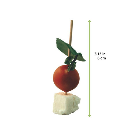 Stecchino in legno per sandwich (FOR50)  H80mm