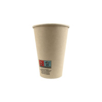 Bicchiere cartone e fibra di bambù (PAP20)  H91mm 200ml