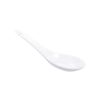 Mini cucchiaio da assaggio in porcellana bianca 130x43mm H45mm