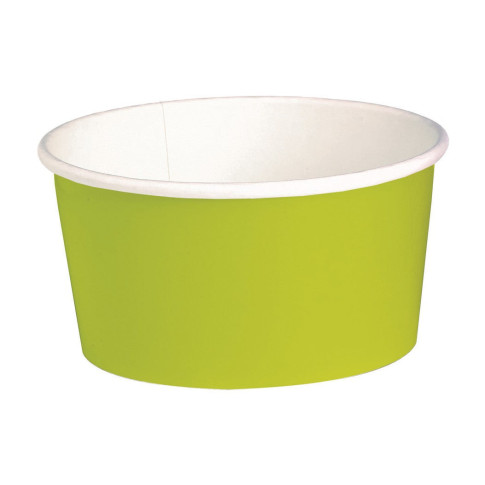 Insalatiera "Buckaty" multiuso, tonda in cartone verde   H75mm 900ml