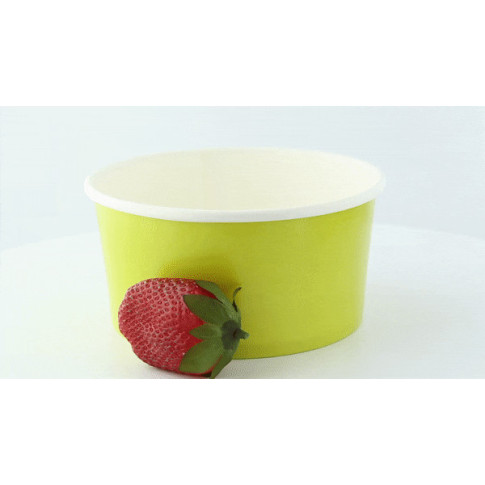 Insalatiera "Buckaty" multiuso, tonda in cartone verde   H75mm 900ml