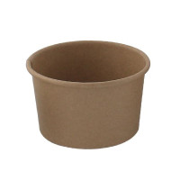 Contenitore in cartone kraft kraft per alimenti caldi e freddi  H35mm 60ml