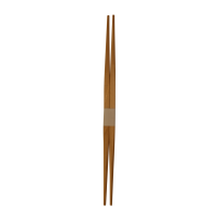 Coppia di bacchette in bambù imbustate  H240mm