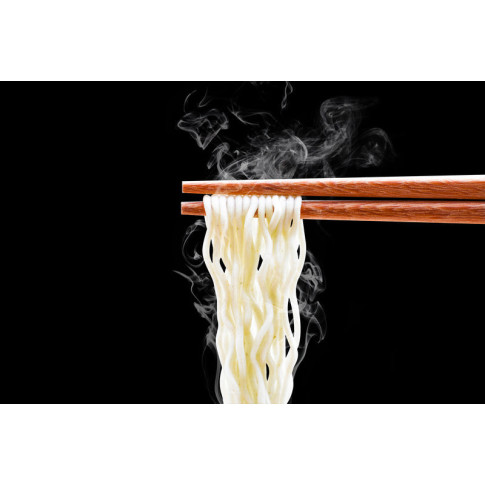 Coppia di bacchette in bambù imbustate  H240mm